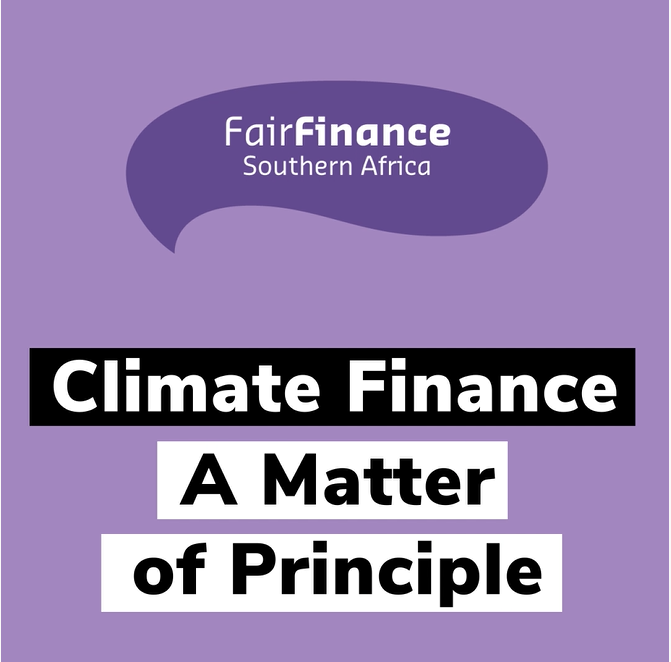 Climate Finance A Matter of Principle